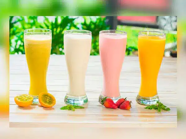 Jugo en leche
